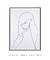 Quadro Decorativo Minimalista One Line Art Graciosa - comprar online
