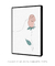 Quadro Decorativo Minimalista Rosa Linha