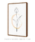 Quadro Decorativo Tulipa Minimalista - comprar online