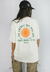 Camiseta Boyfriend The Energy Bege - comprar online