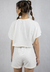 Shorts Recorte Off White - Madalena Wear