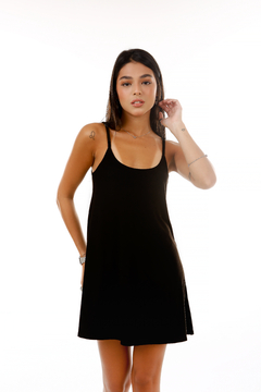 vestido santiago - preto - comprar online