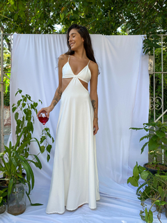 vestido prainha - branco - loja online