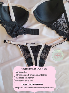 Conjunto amour (push up + vedetina) - comprar online