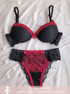 Conjunto amour (push up + vedetina)