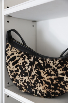 Mini Bag Nuria | Leopardo Negro - comprar online