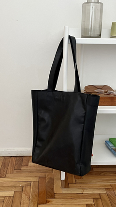 Maxi Tote Olivia | Cuero Negro