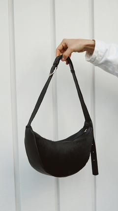 Mini Bag Nuria | Cuero Pelo Negro - tienda online