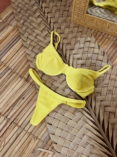 Conjunto Santorini com calcinha sirena. - Oceamo Beachwear l Moda Praia Feminina