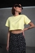 Blusa Cropped Juju - Amarelo - comprar online