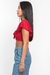 Cropped Babados Matilda - Vermelho - loja online