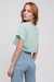 Blusa Cropped Juju - Verde Água