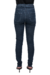 Calça jeans skinny,  bolso frontal,  justinha, detalhes de trança no cos e no bolso