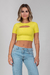 Cropped Amora - Amarelo - comprar online