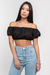 Cropped Lis - Preto - Isabela Matte