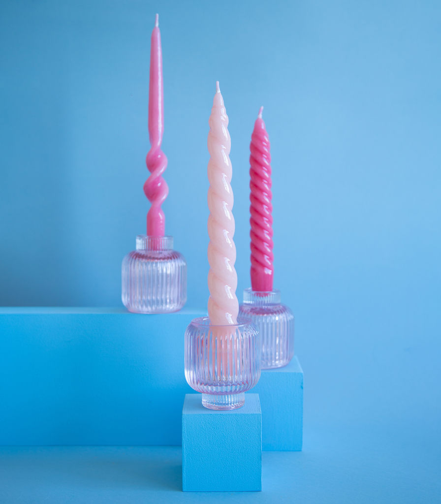 Conjunto de Velas Castiçal - 3 unidades