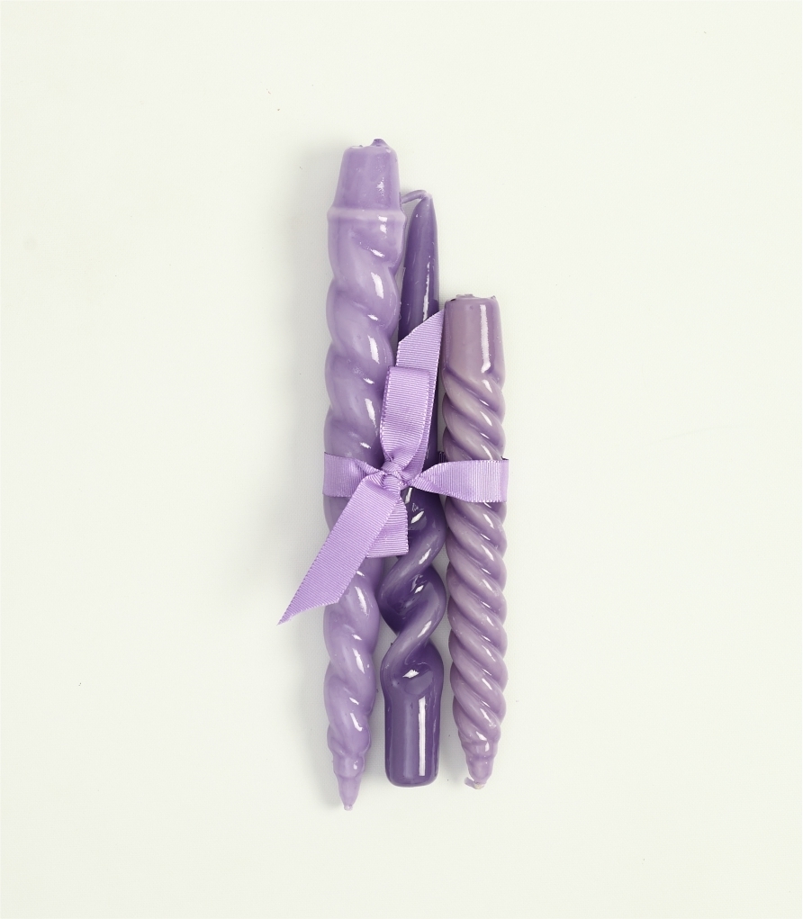 Conjunto de Velas Castiçal - 3 unidades