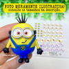 Olhos Resinados Minions 2 nii