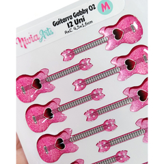 Apliques Resinado Guitarra Gabby 2 - comprar online