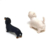 Miniatura de Cachorro West Higland e Bassê Cachorrinho Brinquedo Gulliver - comprar online