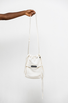 Shoulderbag "Cotelê off white"