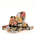 Ojotas Rusty Floral Mix Slide Ld Black