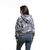 CAMPERA RUSTY FLOWER AZUL en internet