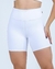 Short treino feminino branco com textura - comprar online