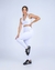 Calça legging para treino branco com textura - FULL. FITNESS