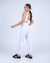 Calça legging para treino branco com textura na internet