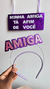 Kit Minha Amiga em EVA Arco tiara e Placa - Carnaval