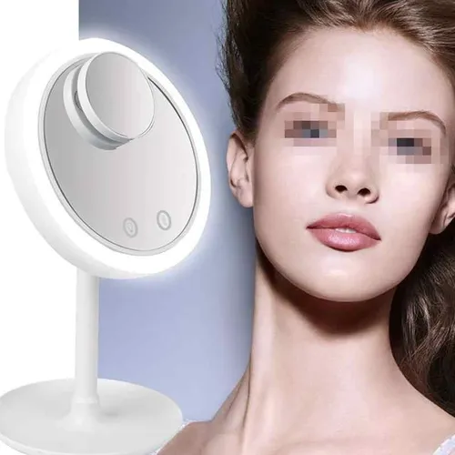 BULB LITTLE - Espelho de Maquilhagem com 12 Lâmpadas de Luz LED - Preto, Espelhos de Maquilhagem, ESPELHOS