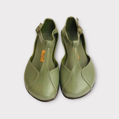 Sapato Catherine verde gris