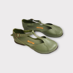 Sapato Catherine verde gris - loja online