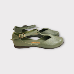 Sapato Catherine verde gris - comprar online
