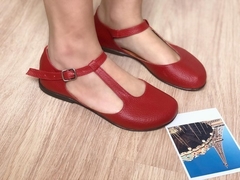 Sapato Amélie vermelha - Riva Sandálias