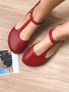 Sapato Amélie vermelha - comprar online