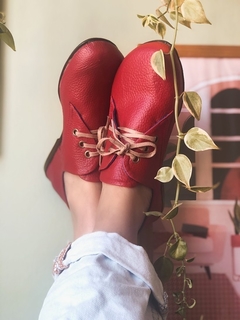 Imagem do Sapato Caroline vermelha