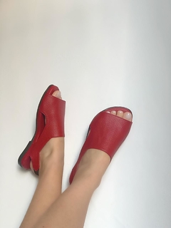 Sandália Clara vermelha - comprar online