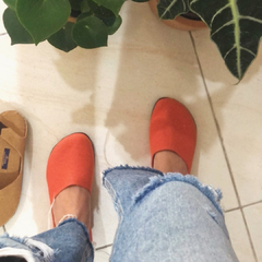 Sapato Frida laranja