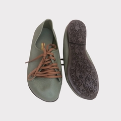 Sapato Teresa verde gris - comprar online