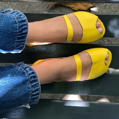 Sandália Marie amarela - comprar online