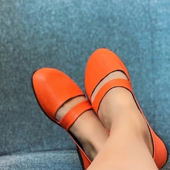 Sapato Lu laranja