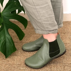 Bota Tarsila verde gris - loja online