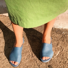 Sandália Clara azul jeans