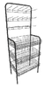 Ref.089-Expositor desmontável com 3 cestos e 2 gancheiras -1,75x0,70x0,43m