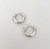 Argollas Hoops N° 3 PLATA