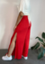 Pantalona Leveza Vermelha Com Fenda - comprar online