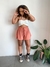 Shorts Comfy Rosê na internet