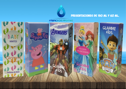 Perfumes de Bebes y Niños 150 Ml.